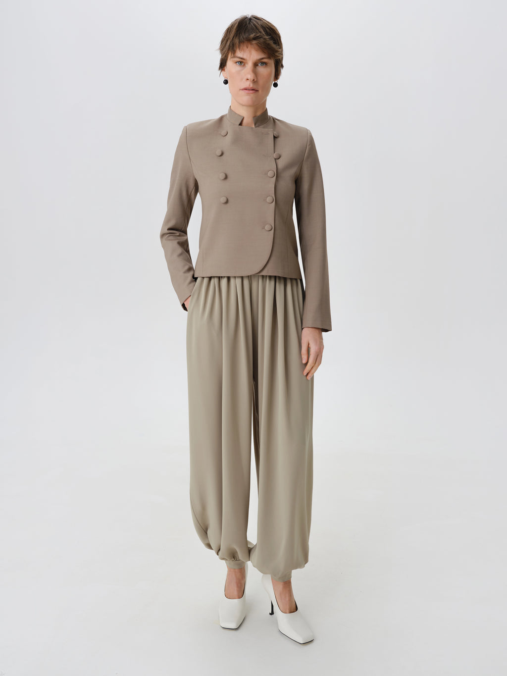 Crop Wool Jacket
