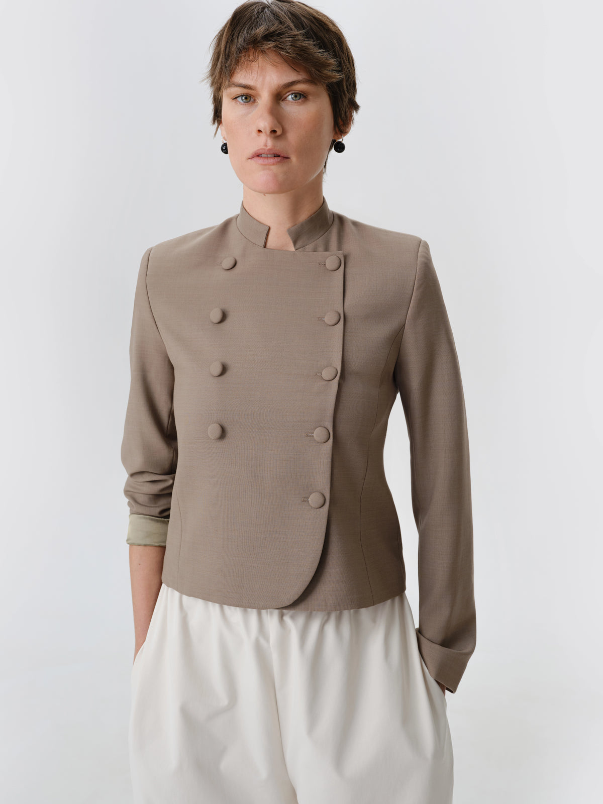 Crop Wool Jacket