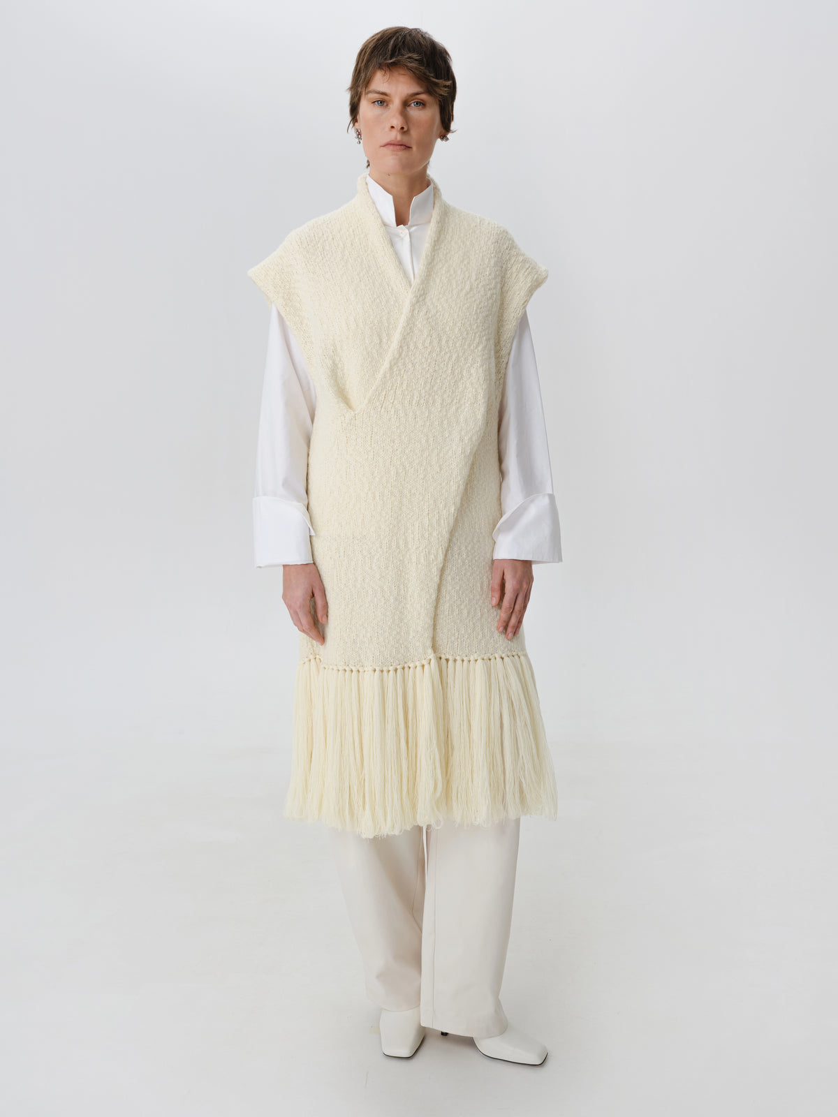 Textured Knit Vest