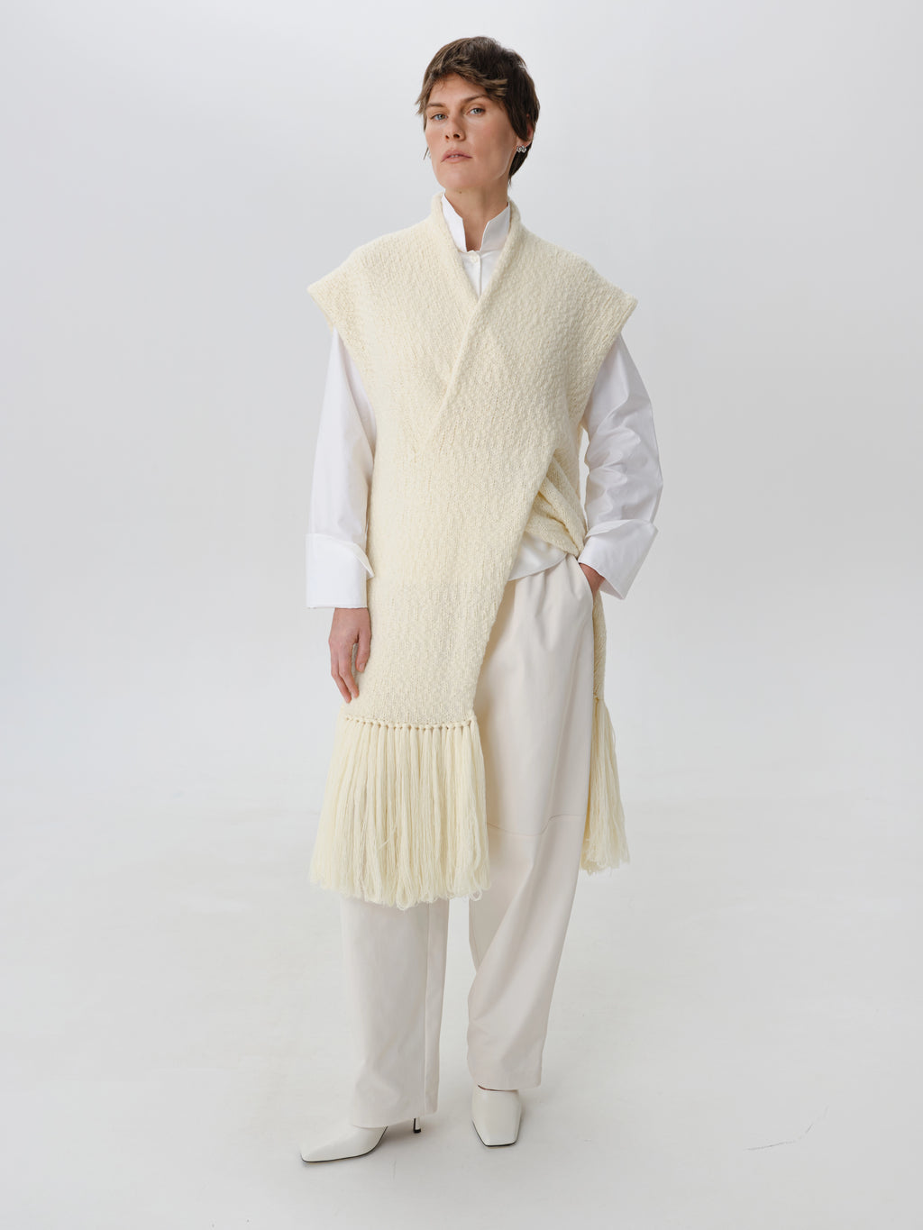 Textured Knit Vest