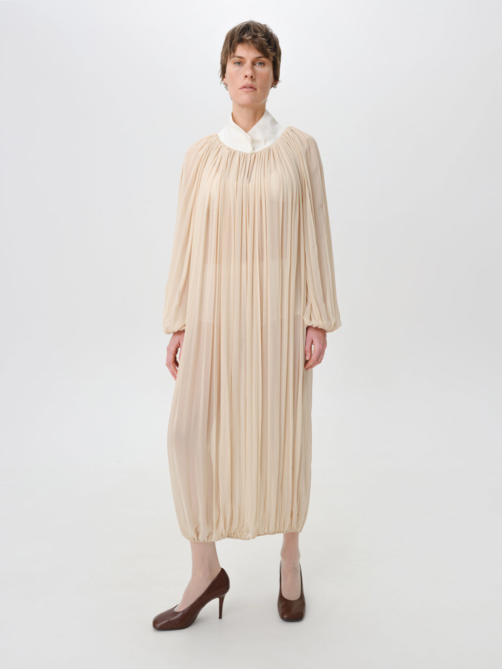 Silk Veil Dress
