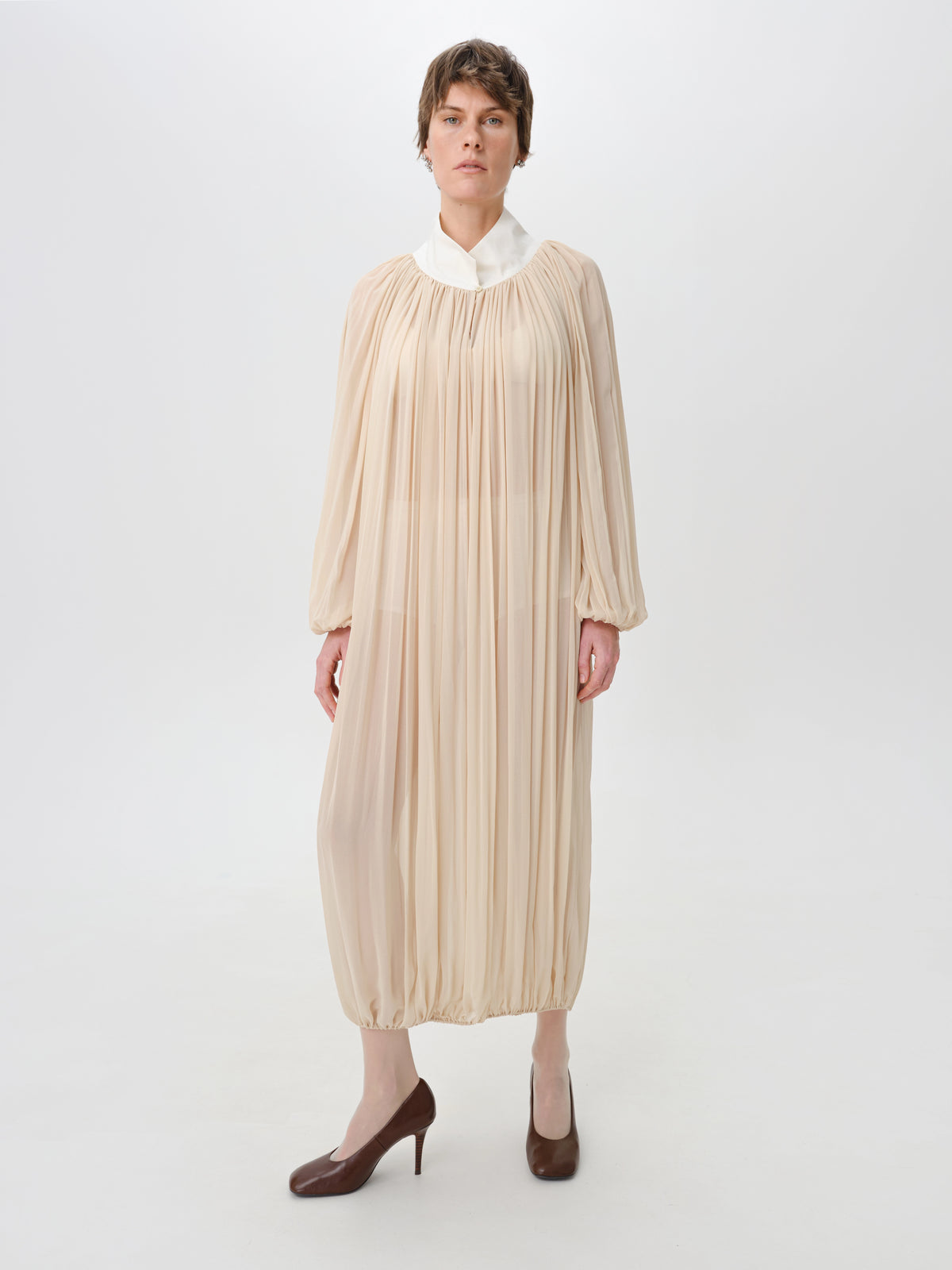 Silk Veil Dress