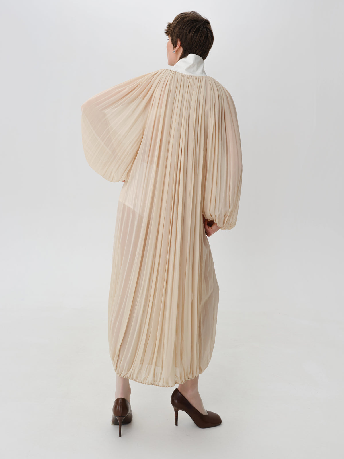 Silk Veil Dress