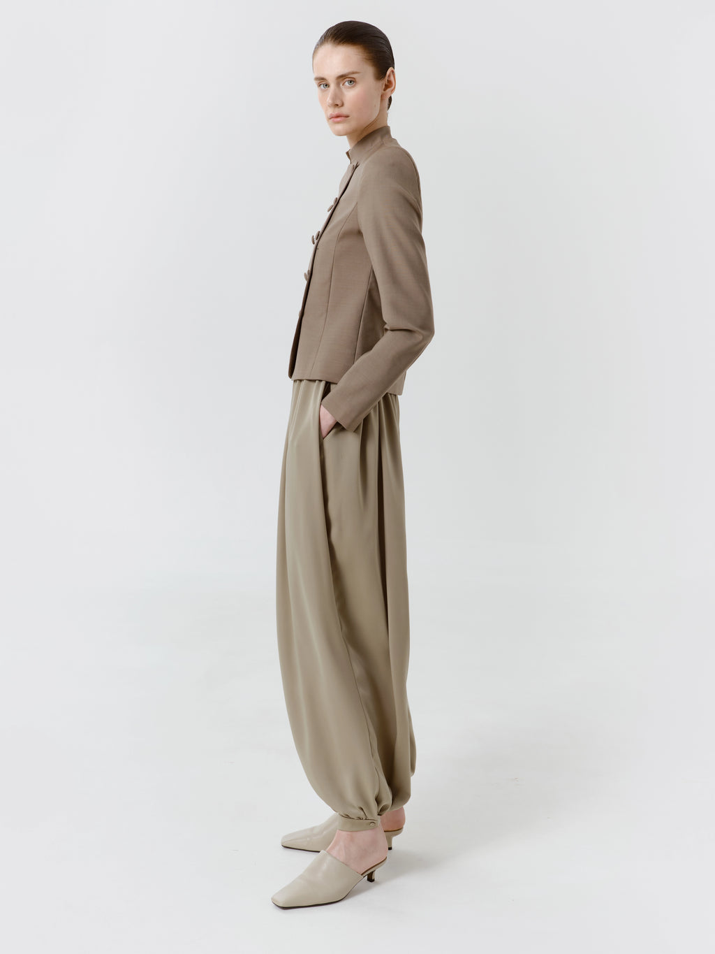 Crop Wool Jacket