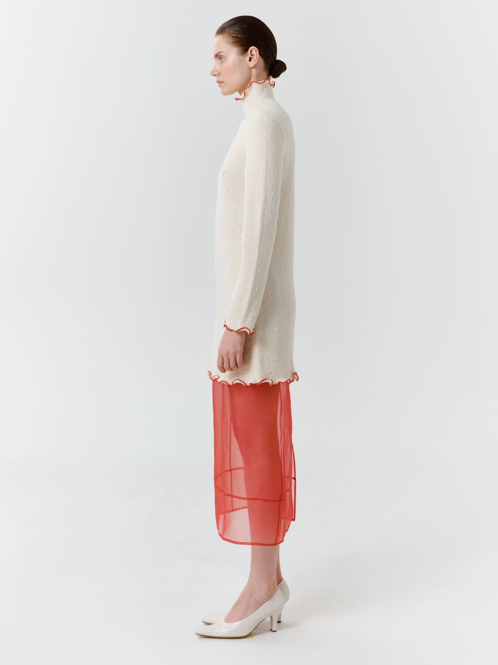 Red Veil Skirt