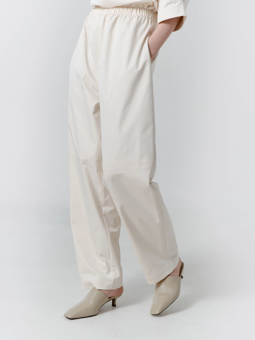 Grey-Beige Structure Pants