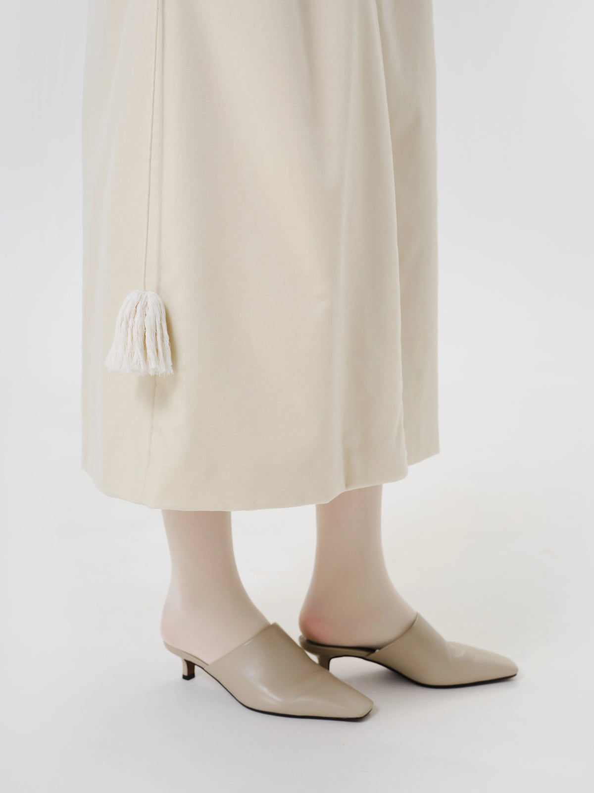 Ivory Velvet Coat