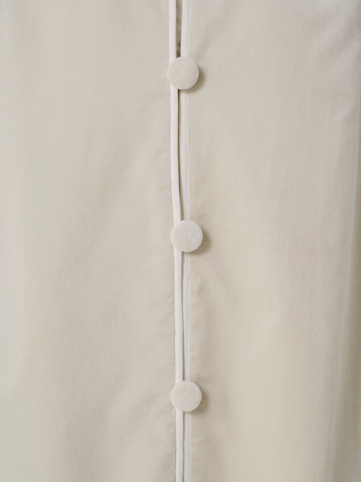Ivory Velvet Coat