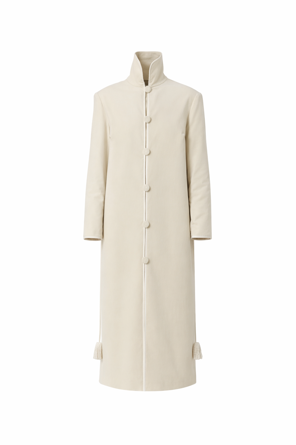 Ivory Velvet Coat