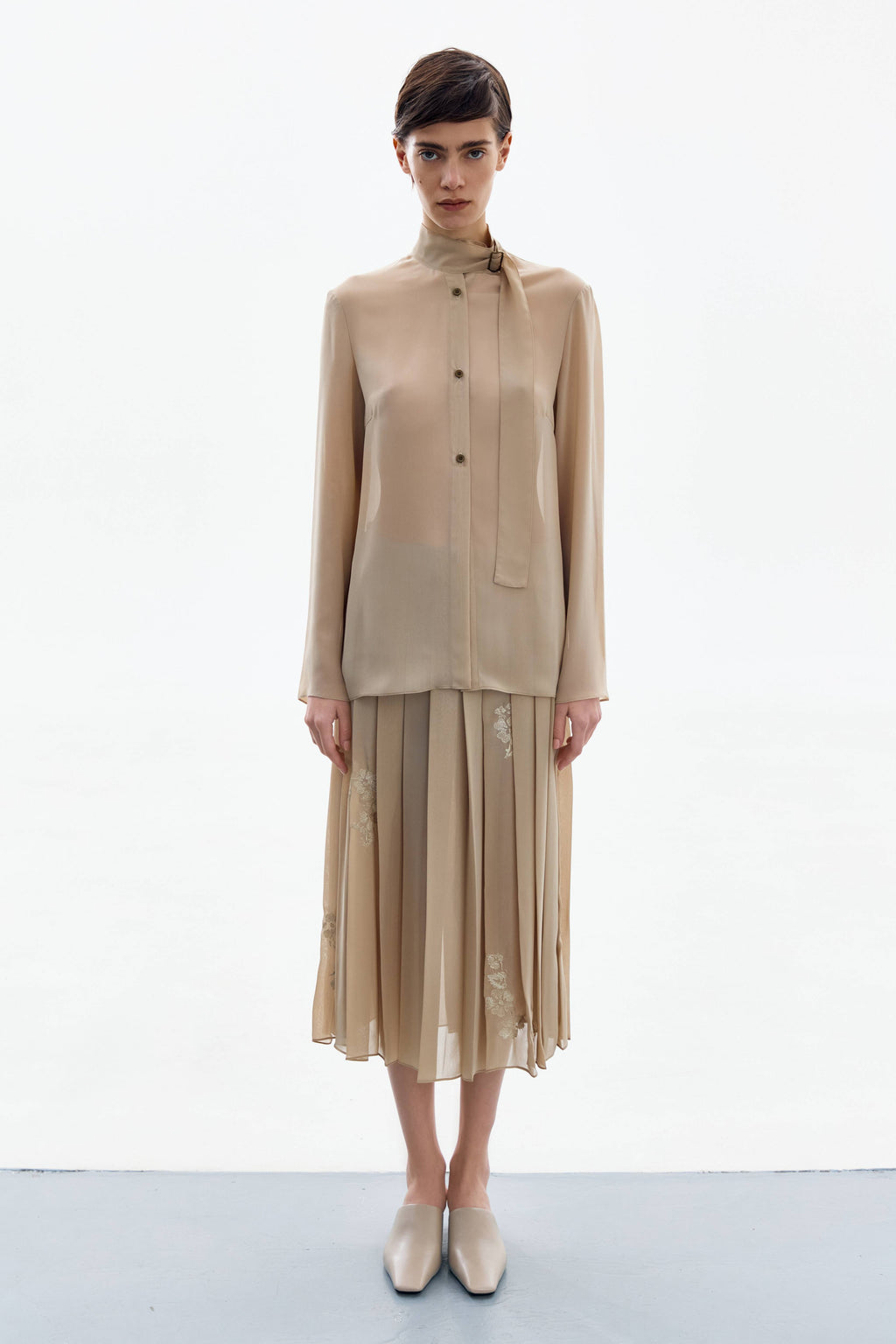 Nude Blouse