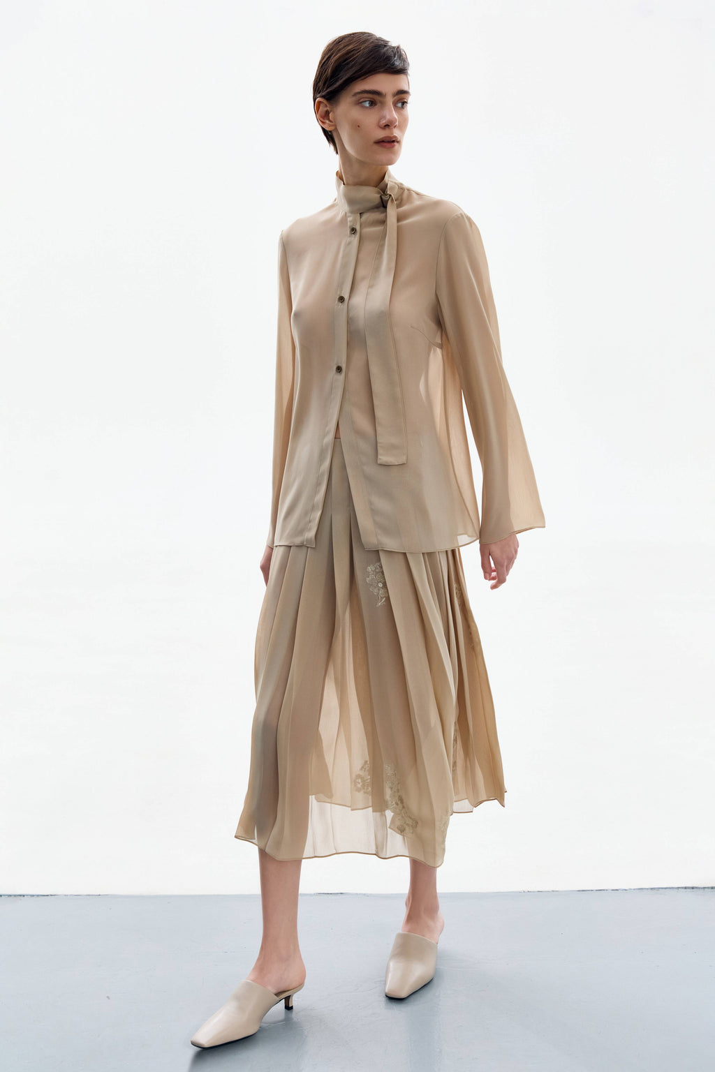Nude Blouse