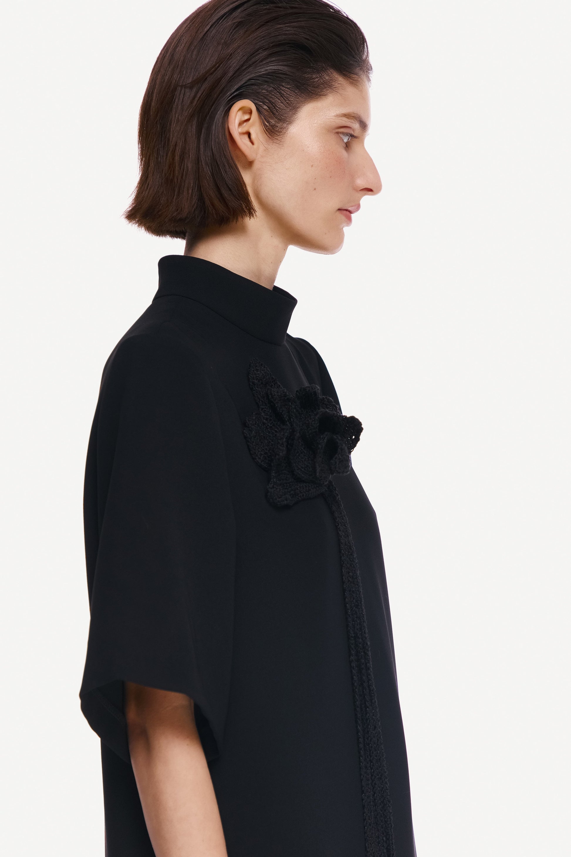 DRESS "NOIR FLOWER"
