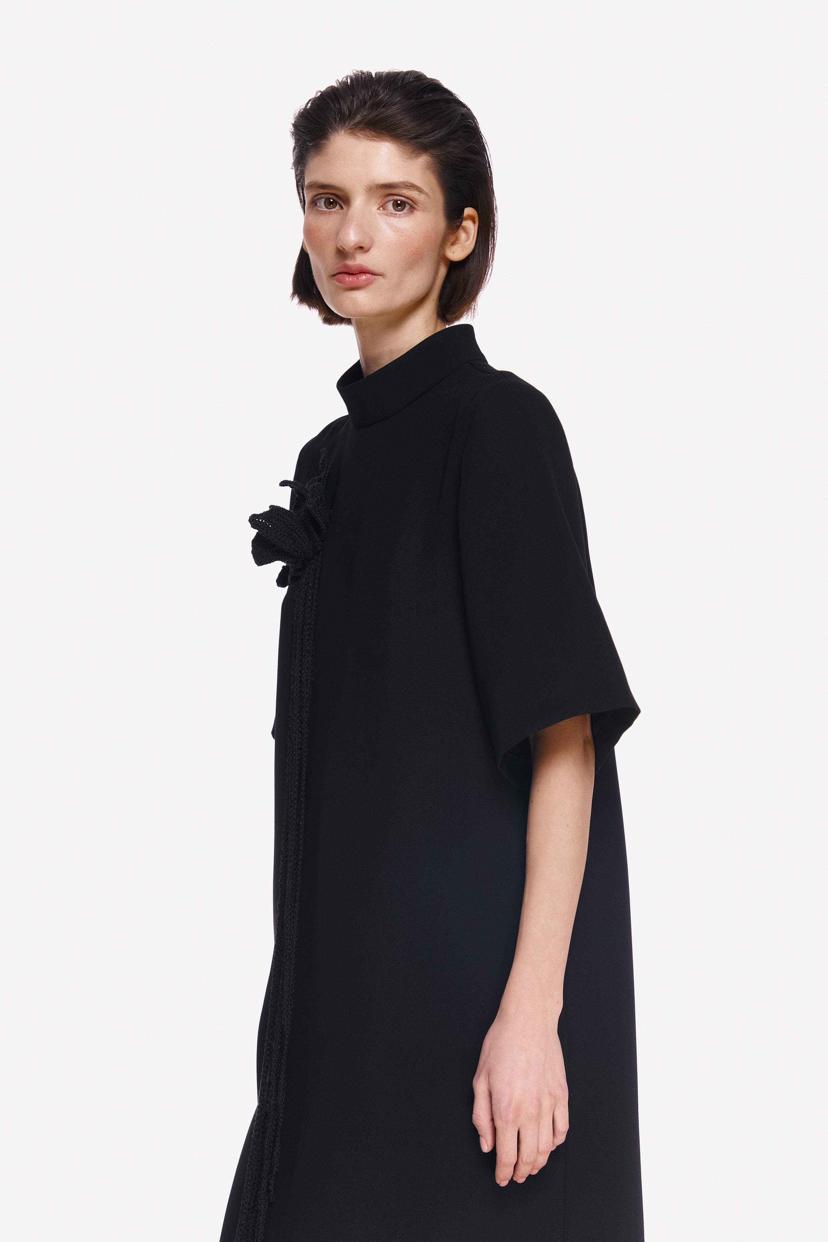 DRESS "NOIR FLOWER"