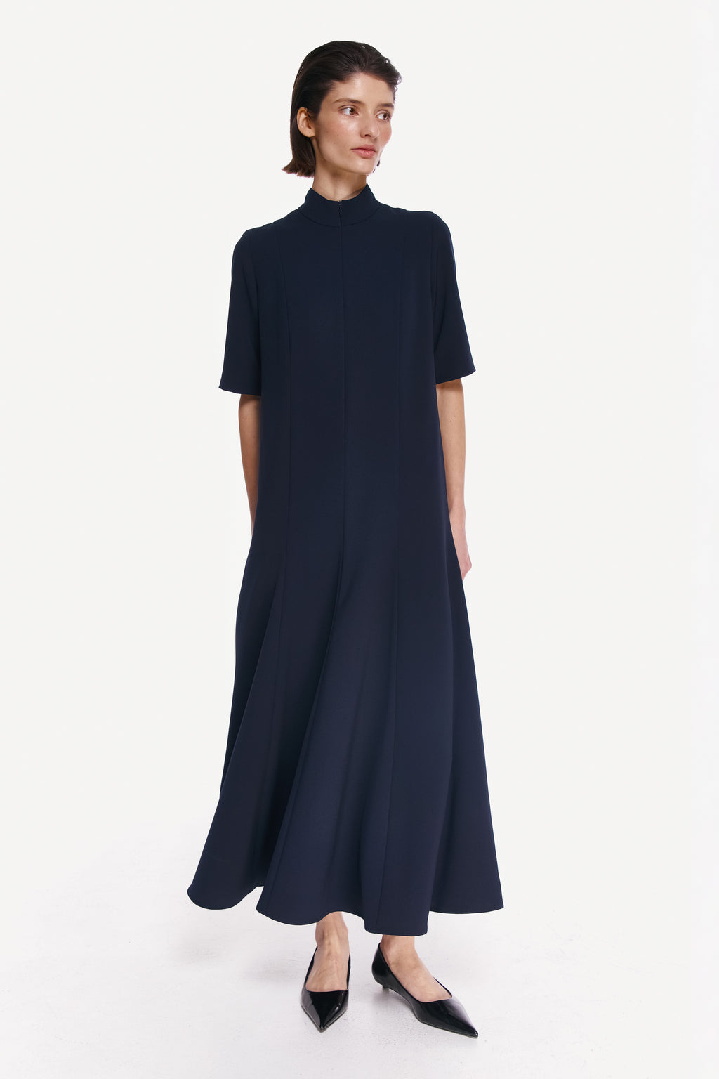 BLUE FLOWY DRESS