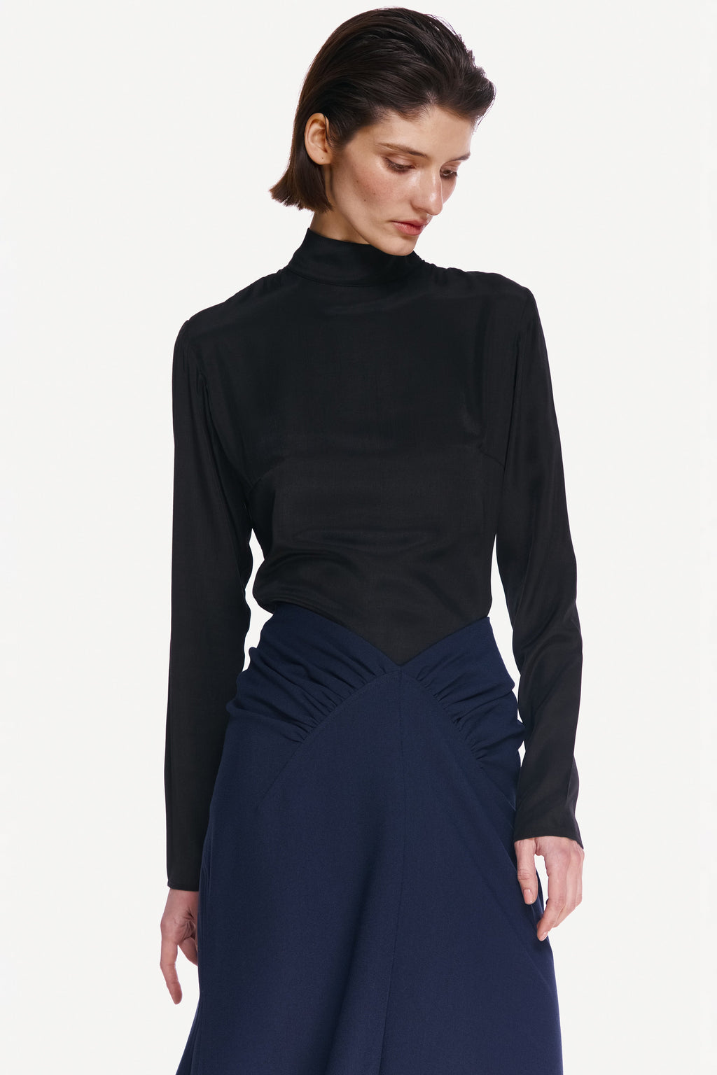 MIDI BLUE SKIRT