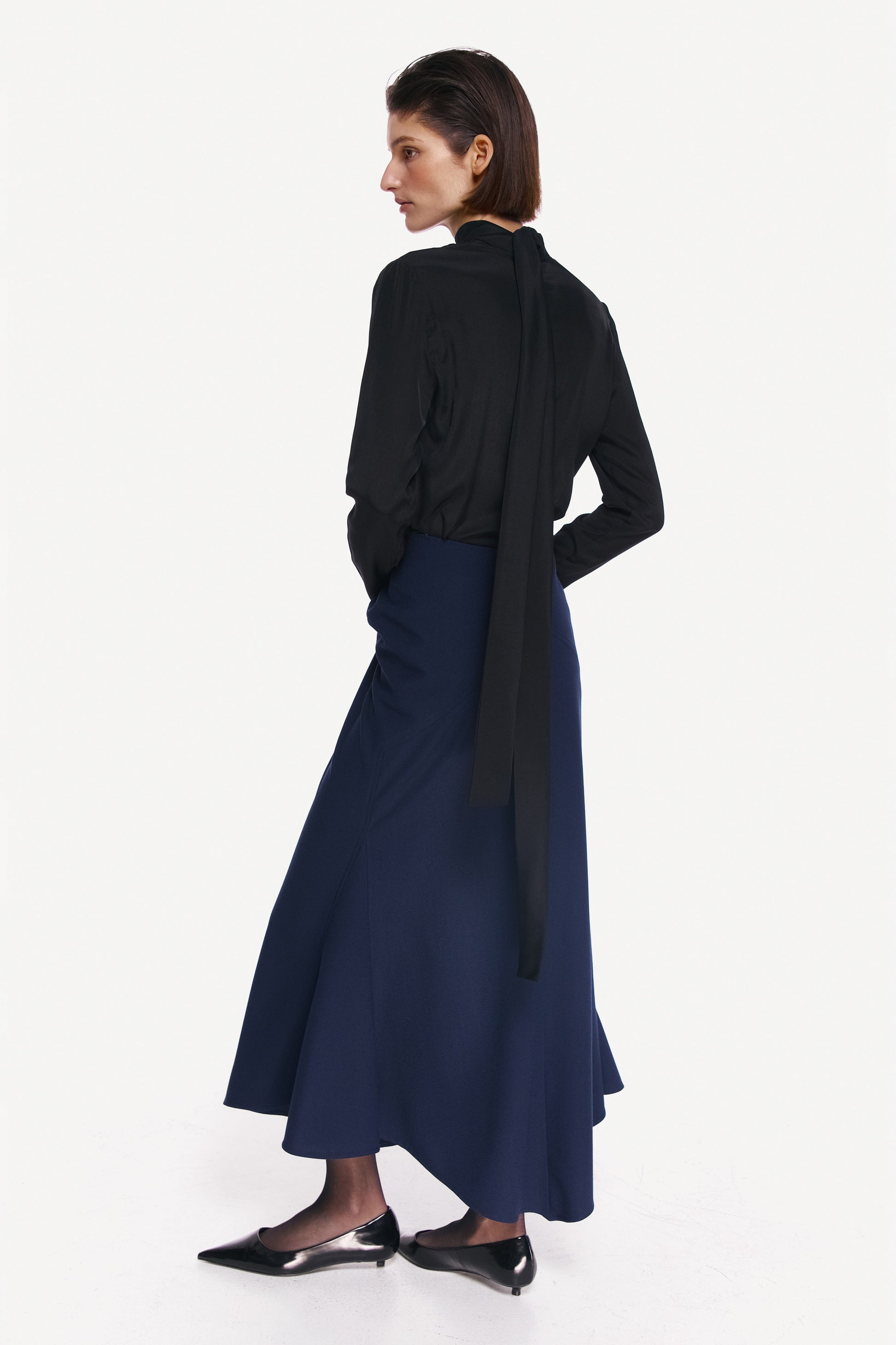 MIDI BLUE SKIRT