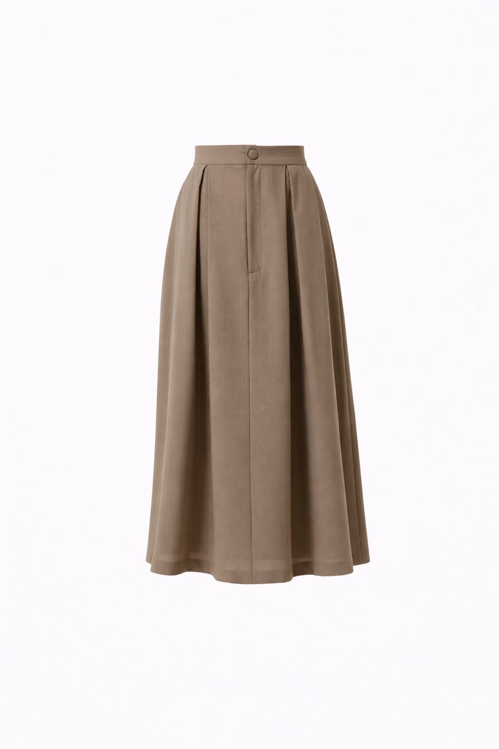 Wool Midi Skirt