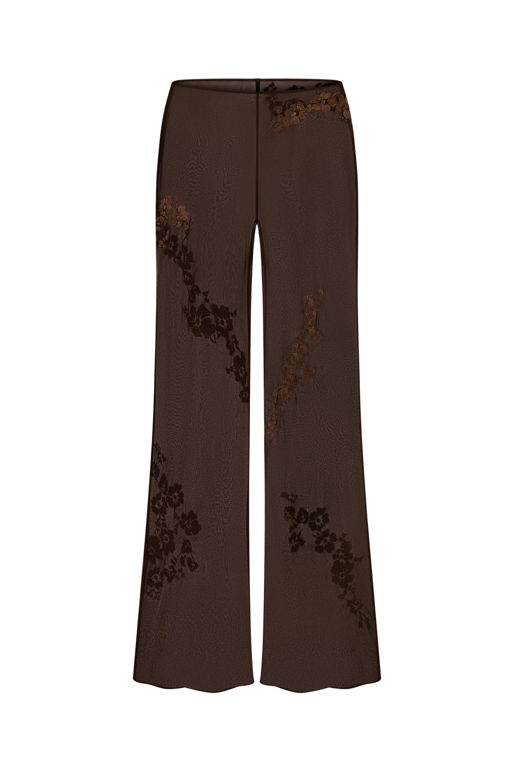 Brown Flora Pants