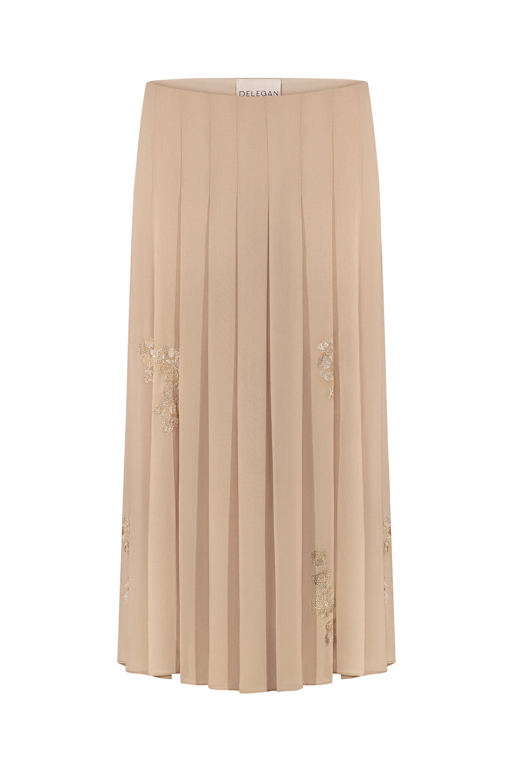 Golden Nude Skirt