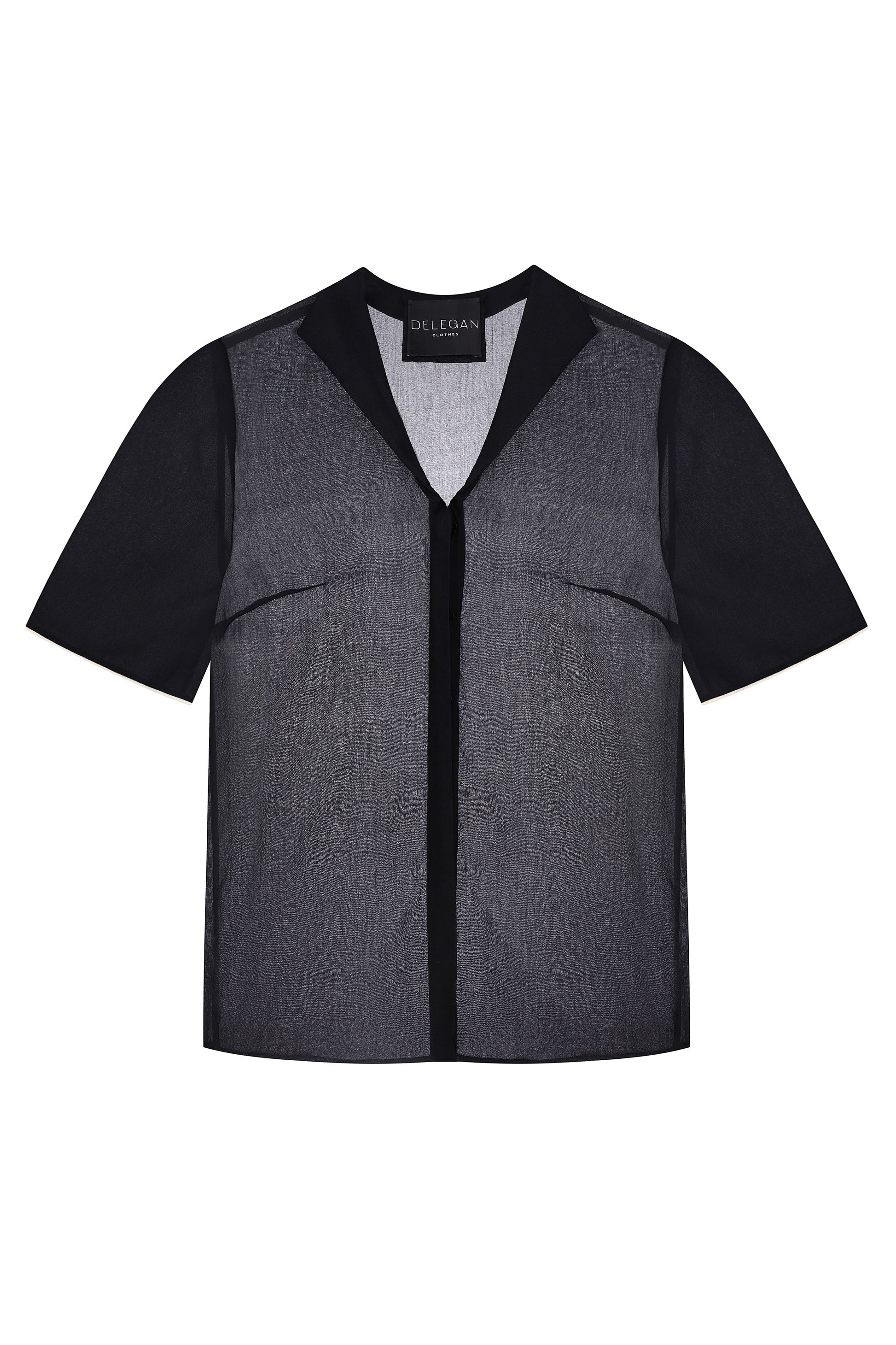 SHIRT WITH WHITE EDGING