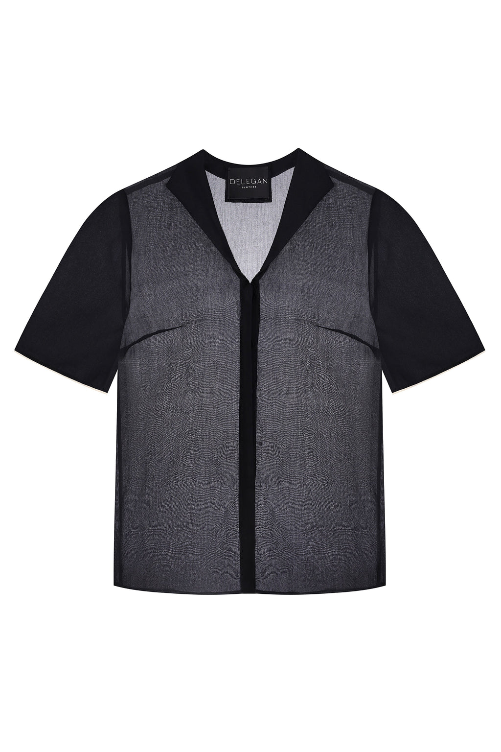 SHIRT WITH WHITE EDGING