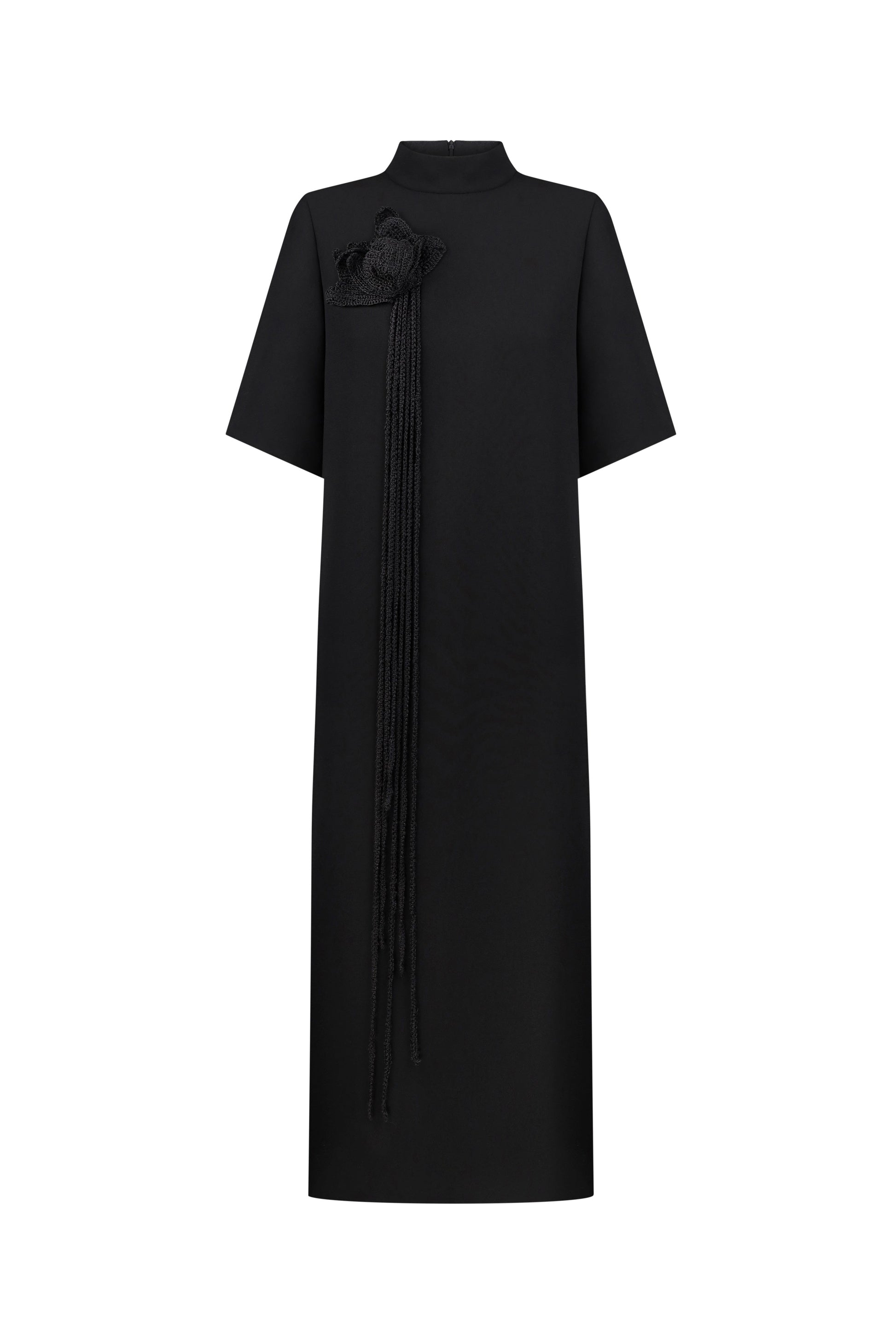 DRESS "NOIR FLOWER"