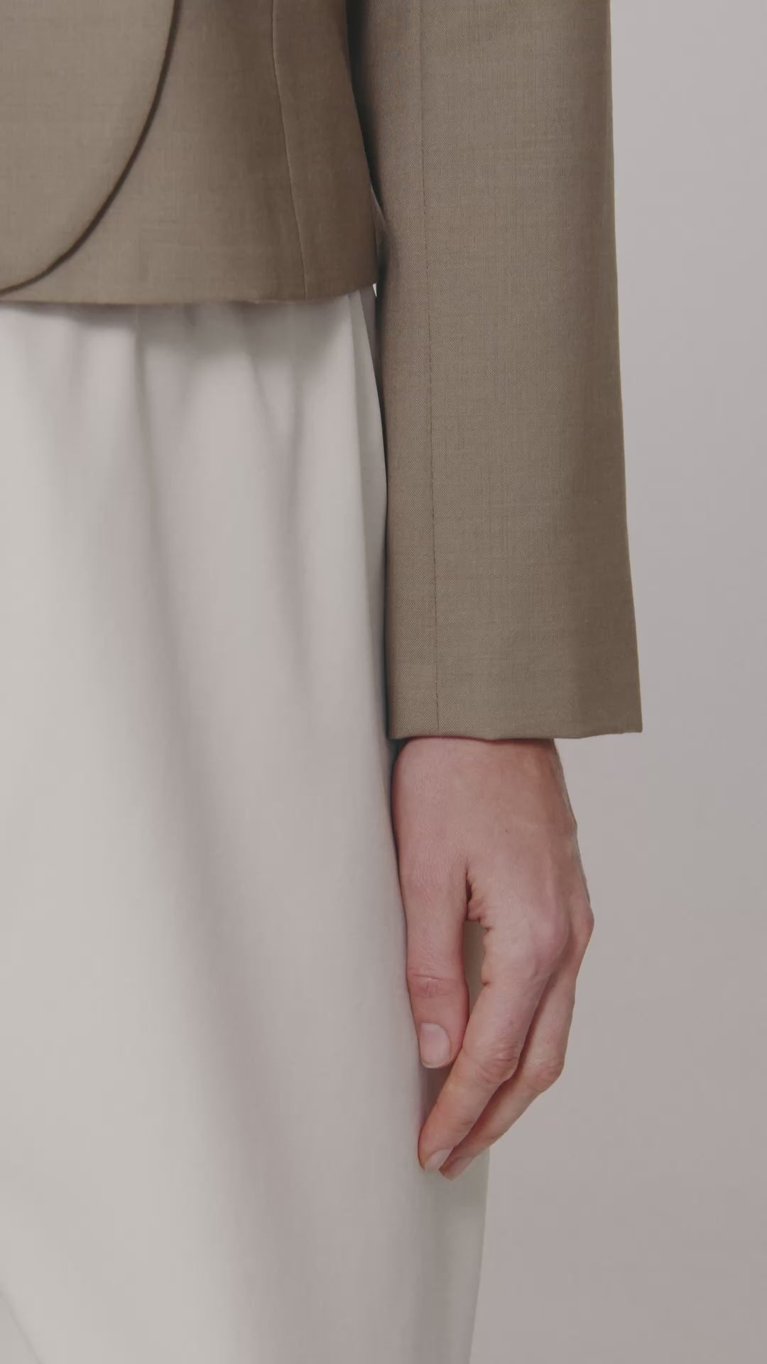 Crop Wool Jacket